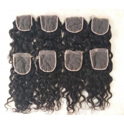Raw temple Wavy HD lace closures